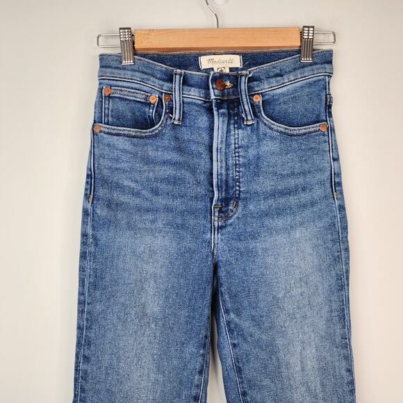 Madewell Perfect Vintage Jeans Maplewood Wash Size 24 MB687 - Picture 3 of 10